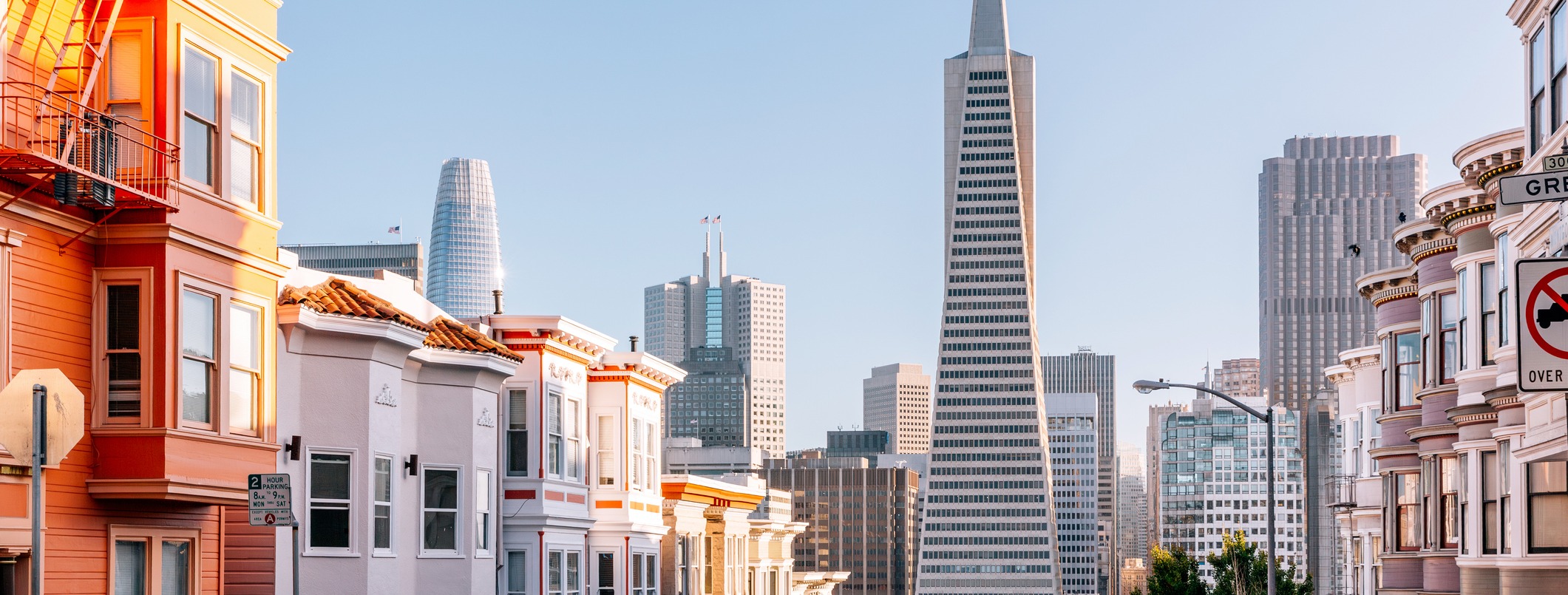 photo down San Francisco street