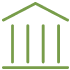 financial institution icon illustration