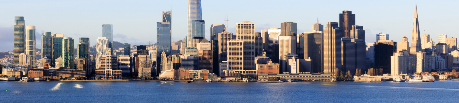 San Francisco Skyline near water